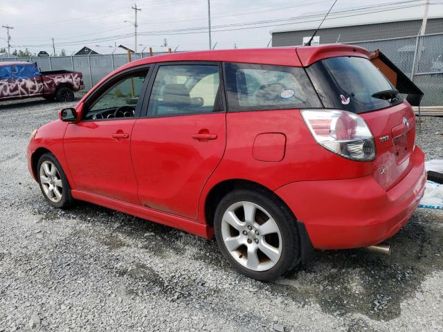 2T1KR32E36C613057 - 2006 TOYOTA COROLLA MA XR RED photo 2