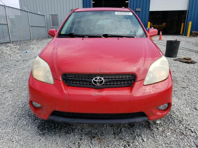 2T1KR32E36C613057 - 2006 TOYOTA COROLLA MA XR RED photo 5