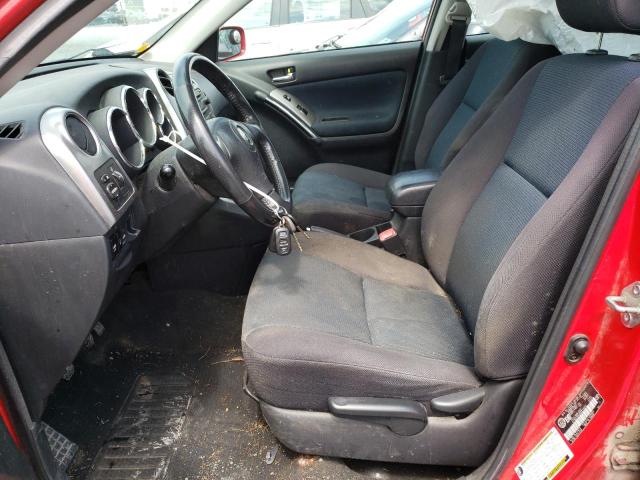 2T1KR32E36C613057 - 2006 TOYOTA COROLLA MA XR RED photo 7