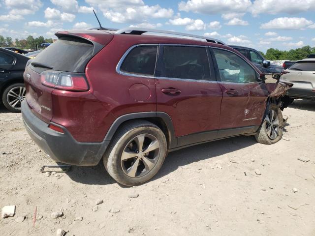 1C4PJMDX0LD612237 - 2020 JEEP CHEROKEE LIMITED BURGUNDY photo 3