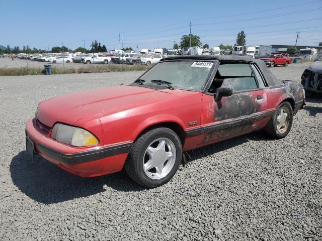 1FACP44E1MF127550 - 1991 FORD MUSTANG LX RED photo 1