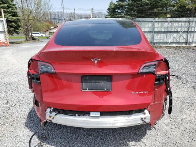 7SAYGDEE7NA020068 - 2022 TESLA MODEL Y Qırmızı foto 6