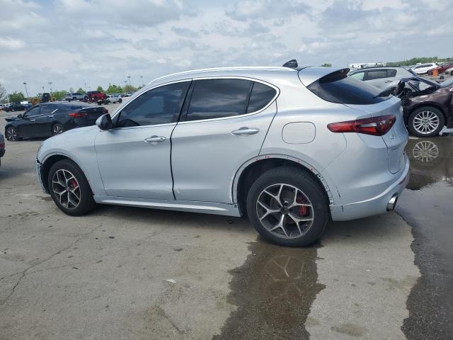 ZASPAKBNXM7D03145 - 2021 ALFA ROMEO STELVIO TI SILVER photo 2