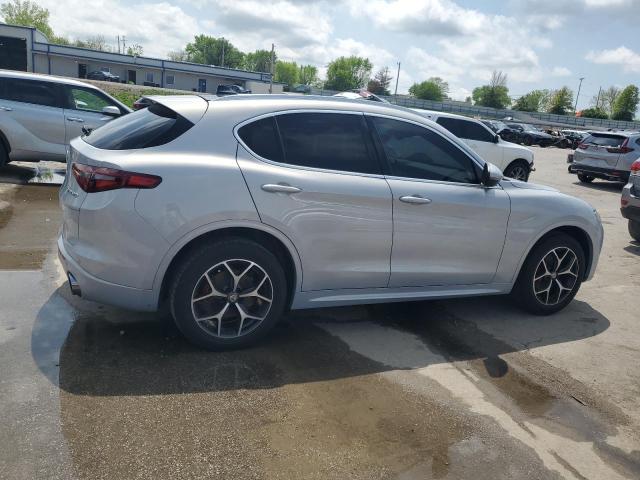ZASPAKBNXM7D03145 - 2021 ALFA ROMEO STELVIO TI SILVER photo 3
