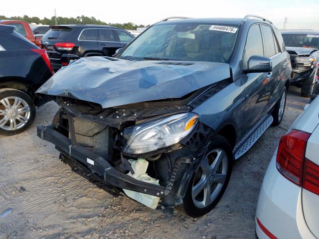 4JGDA5JB7JB047345 - 2018 MERCEDES-BENZ GLE 350  photo 2