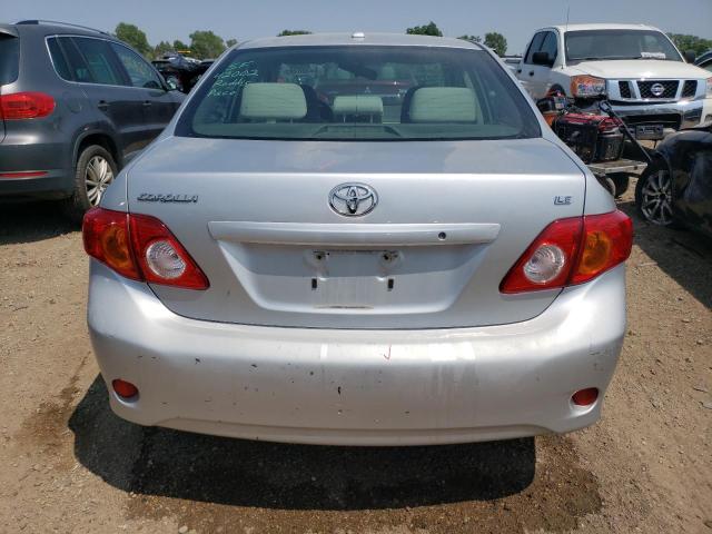 JTDBU4EE3A9095479 - 2010 TOYOTA COROLLA BASE SILVER photo 6