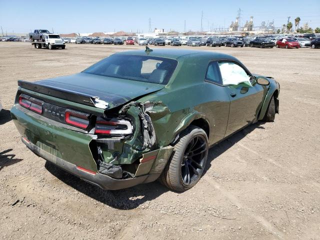 2C3CDZFJXNH147360 - 2022 DODGE CHALLENGER R/T SCAT PACK GREEN photo 3