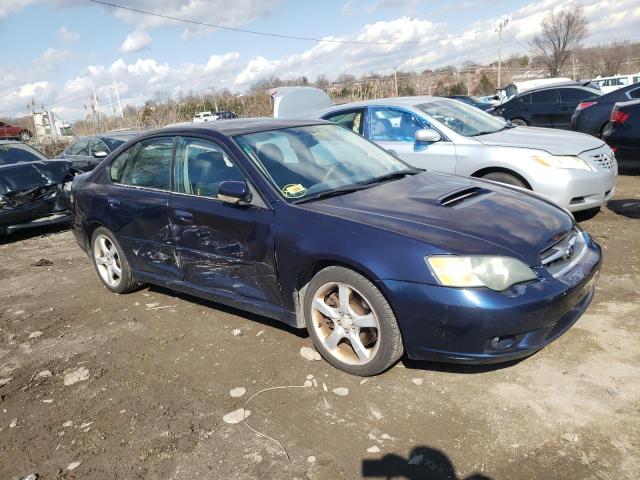 4S3BL676X54204804 - 2005 SUBARU LEGACY GT LIMITED BLUE photo 4