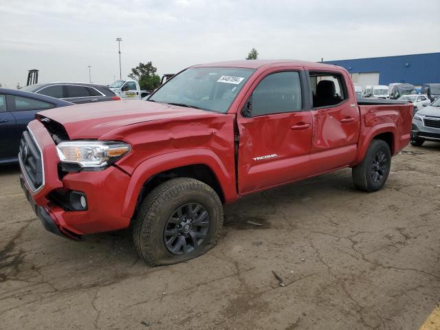 3TYCZ5ANXNT066249 - 2022 TOYOTA TACOMA DOUBLE CAB RED photo 1