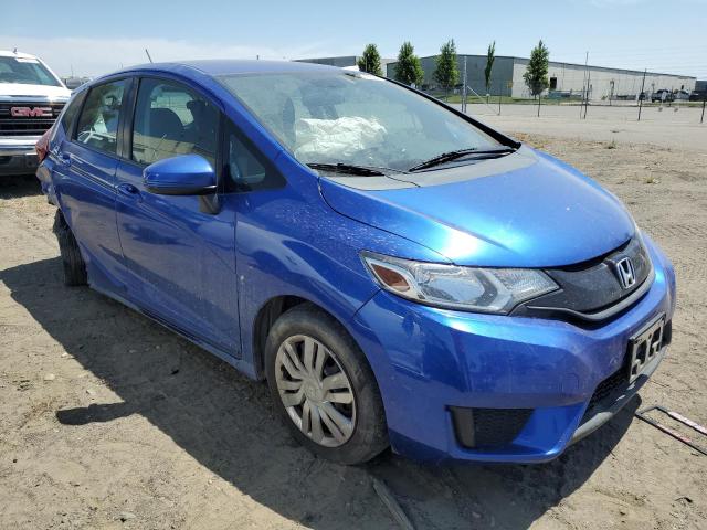 3HGGK5H50FM739284 - 2015 HONDA FIT LX BLUE photo 4