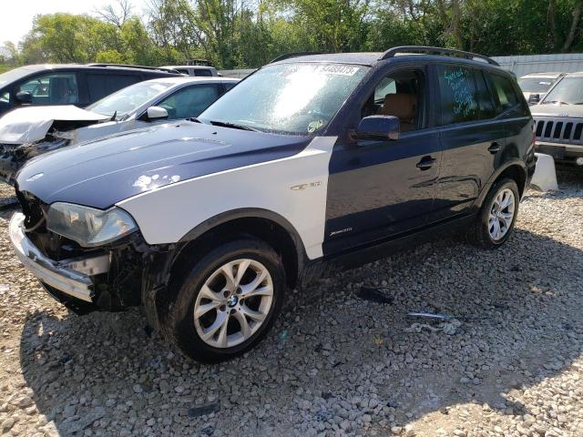 WBXPC93479WE79199 - 2009 BMW X3 XDRIVE30I BLUE photo 1