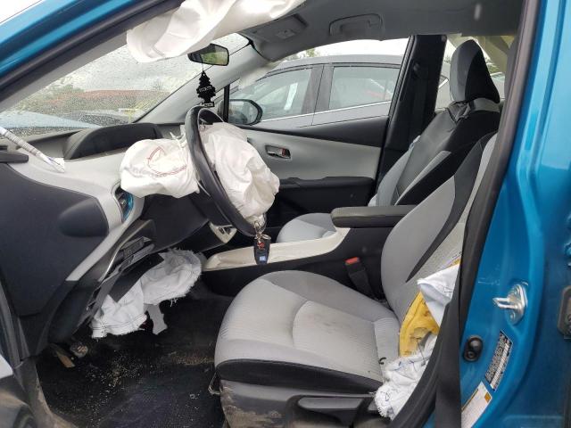 JTDKARFP5H3001413 - 2017 TOYOTA PRIUS PRIM ლურჯი ფოტო 7