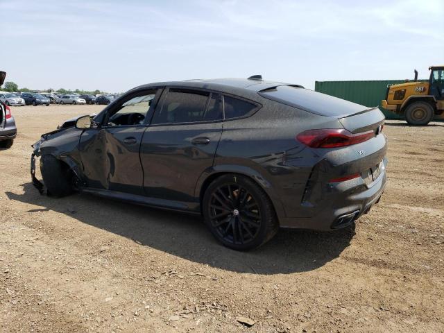 5UXCY8C01P9P38149 - 2023 BMW X6 M50I GRAY photo 2