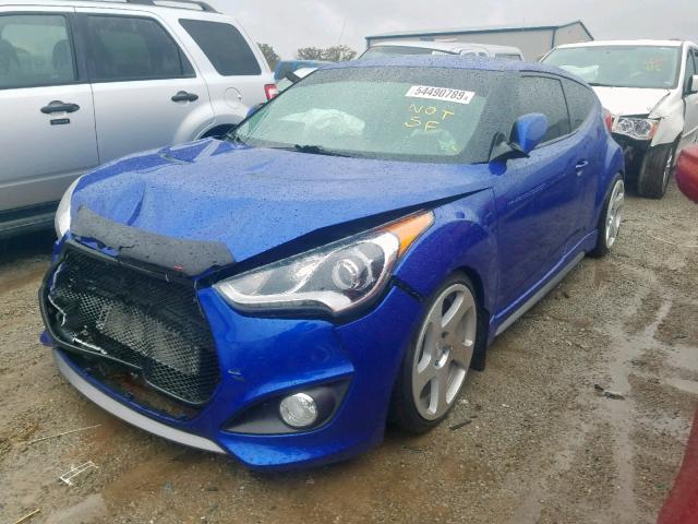 KMHTC6AE7FU223229 - 2015 HYUNDAI VELOSTER TURBO  photo 2