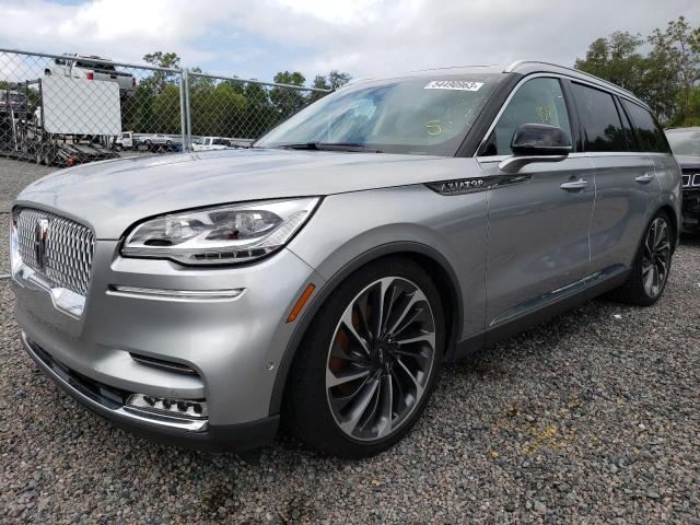 5LM5J7XC9MGL00959 - 2021 LINCOLN AVIATOR RESERVE SILVER photo 1