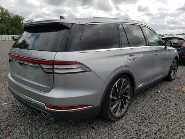 5LM5J7XC9MGL00959 - 2021 LINCOLN AVIATOR RESERVE SILVER photo 3
