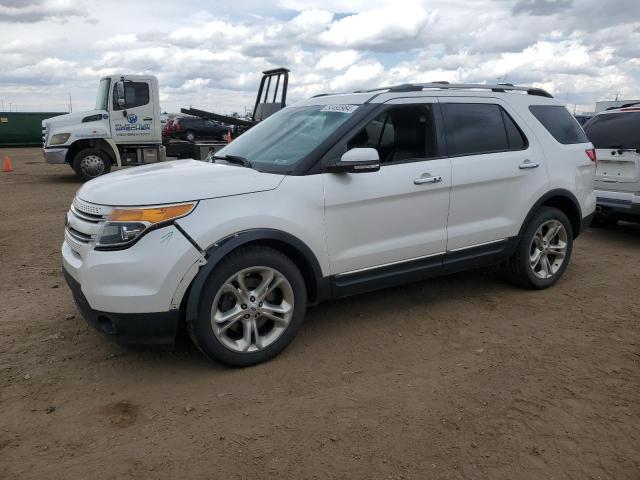 1FM5K8F84FGA02051 - 2015 FORD EXPLORER LIMITED WHITE photo 1