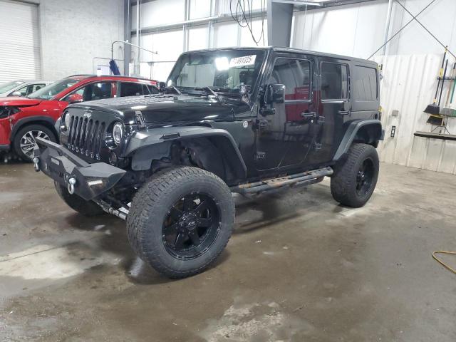 1J4GA59108L621845 - 2008 JEEP WRANGLER U SAHARA BLACK photo 1
