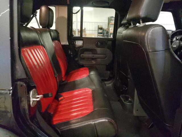 1J4GA59108L621845 - 2008 JEEP WRANGLER U SAHARA BLACK photo 11