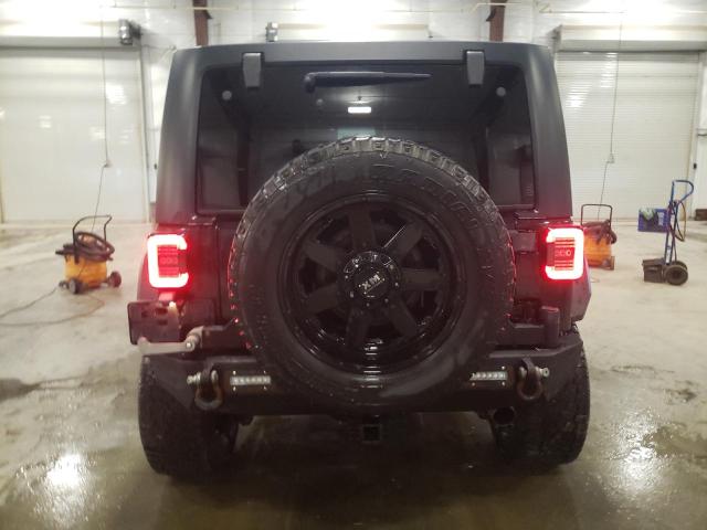 1J4GA59108L621845 - 2008 JEEP WRANGLER U SAHARA BLACK photo 6