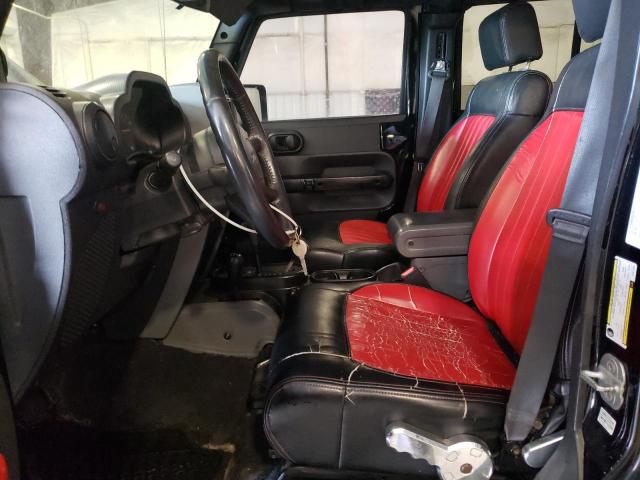 1J4GA59108L621845 - 2008 JEEP WRANGLER U SAHARA BLACK photo 7