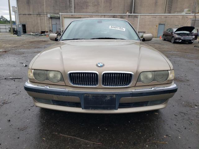 WBAGH83431DP21795 - 2001 BMW 740 IL TAN photo 5