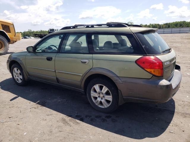 4S4BP62C257376448 - 2005 SUBARU LEGACY OUTBACK 2.5I LIMITED GREEN photo 2