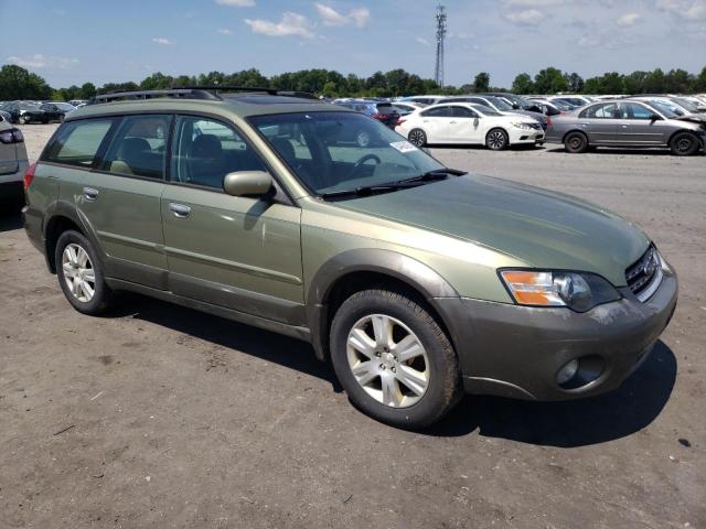 4S4BP62C257376448 - 2005 SUBARU LEGACY OUTBACK 2.5I LIMITED GREEN photo 4