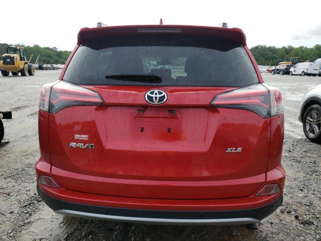 JTMWFREV3HJ141247 - 2017 TOYOTA RAV4 XLE RED photo 6