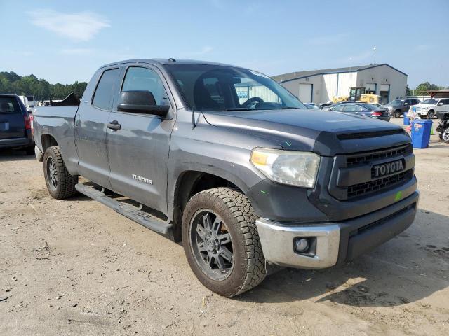 5TFRM5F12EX080358 - 2014 TOYOTA TUNDRA DOUBLE CAB SR/SR5 GRAY photo 4