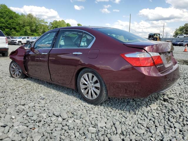 1HGCR2F72EA073635 - 2014 HONDA ACCORD EX BURGUNDY photo 2