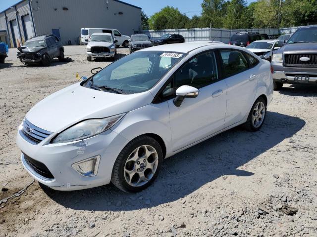 3FADP4CJ9CM195161 - 2012 FORD FIESTA SEL WHITE photo 1