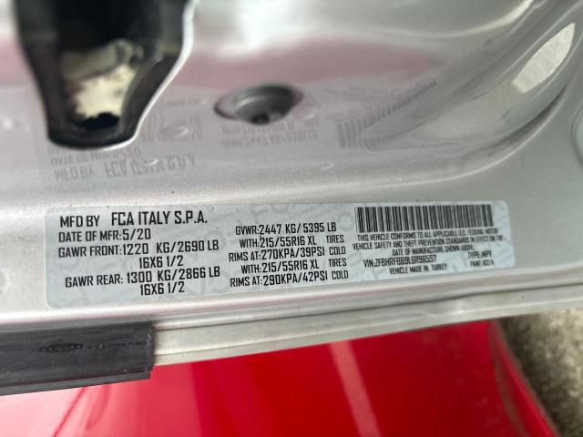 ZFBHRFBB9L6R96557 - 2020 RAM PROMASTER SLT Argent photo 10