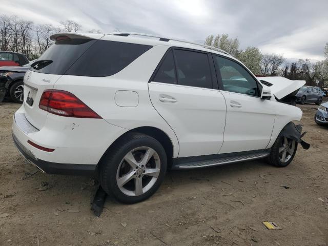 4JGDA5HB8HA899046 - 2017 MERCEDES-BENZ GLE 350 4MATIC WHITE photo 3