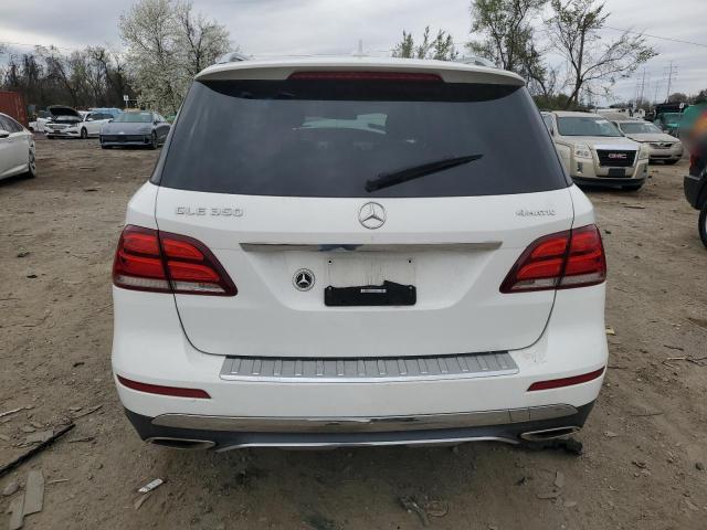 4JGDA5HB8HA899046 - 2017 MERCEDES-BENZ GLE 350 4MATIC WHITE photo 6