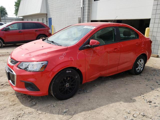 1G1JB5SH3J4102927 - 2018 CHEVROLET SONIC LS 红色 照片 1