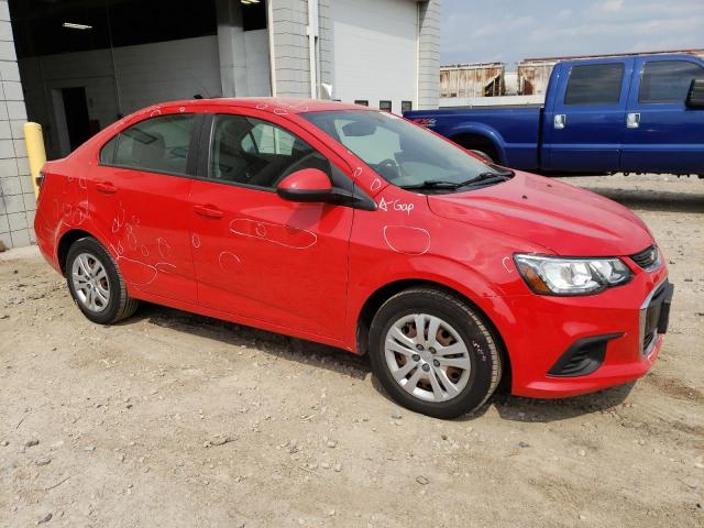 1G1JB5SH3J4102927 - 2018 CHEVROLET SONIC LS 红色 照片 4