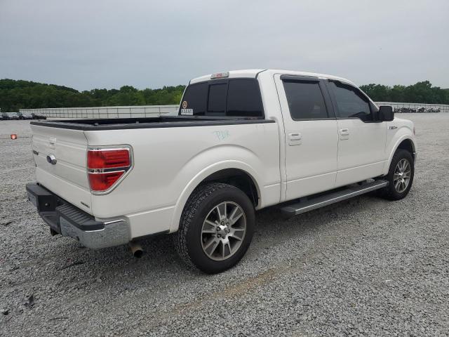 1FTFW1CF7EFA89665 - 2014 FORD F150 LARIA SUPERCREW WHITE photo 3