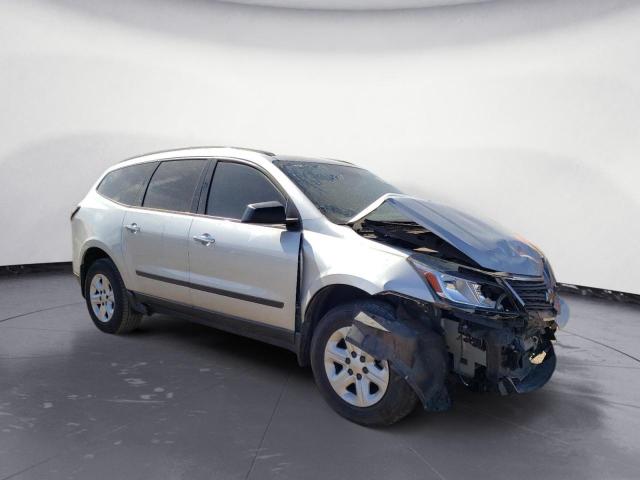 1GNKRFED5HJ323275 - 2017 CHEVROLET TRAVERSE LS SILVER photo 4