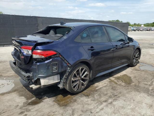 5YFS4MCE4NP104077 - 2022 TOYOTA COROLLA SE Կապույտ լուսանկար 3
