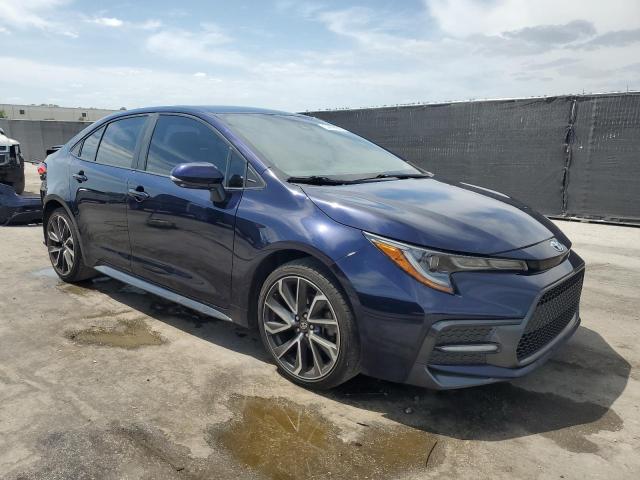 5YFS4MCE4NP104077 - 2022 TOYOTA COROLLA SE Կապույտ լուսանկար 4