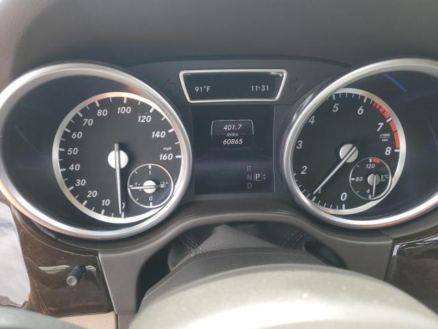 4JGDA5JB7FA481097 - 2015 MERCEDES-BENZ ML 350 WHITE photo 9