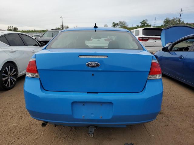 1FAHP34N48W221881 - 2008 FORD FOCUS S/SE BLUE photo 6