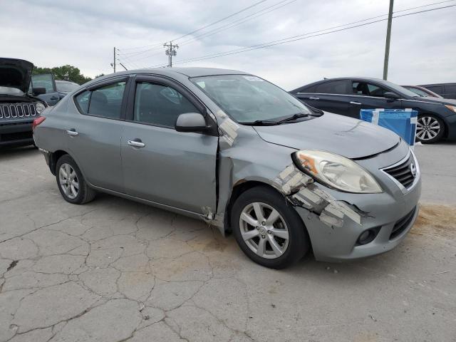 3N1CN7APXCL920960 - 2012 NISSAN VERSA S GRAY photo 4