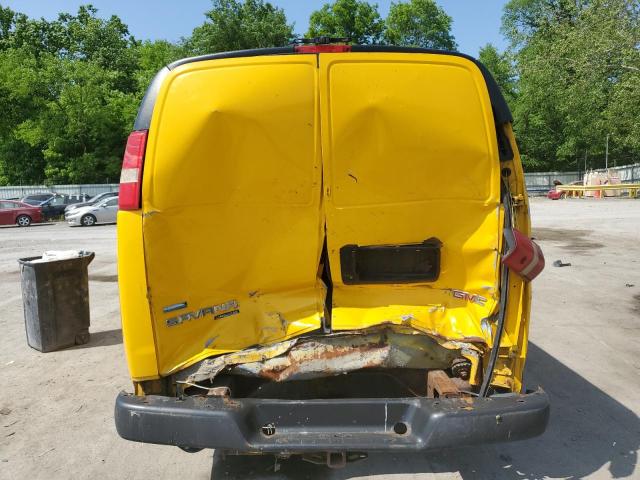 1GTW7GCA9C1900056 - 2012 GMC SAVANA G2500 YELLOW photo 6