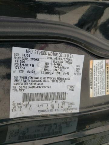 5LMEU68H43ZJ37247 - 2003 LINCOLN AVIATOR 黑色 照片 14