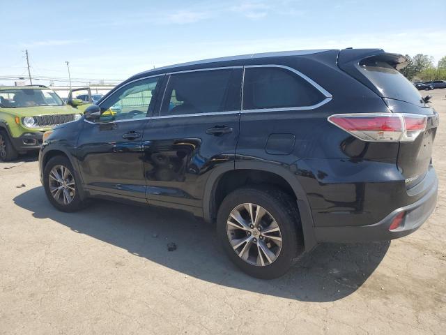 5TDJKRFH6FS193342 - 2015 TOYOTA HIGHLANDER XLE 黑色 照片 2
