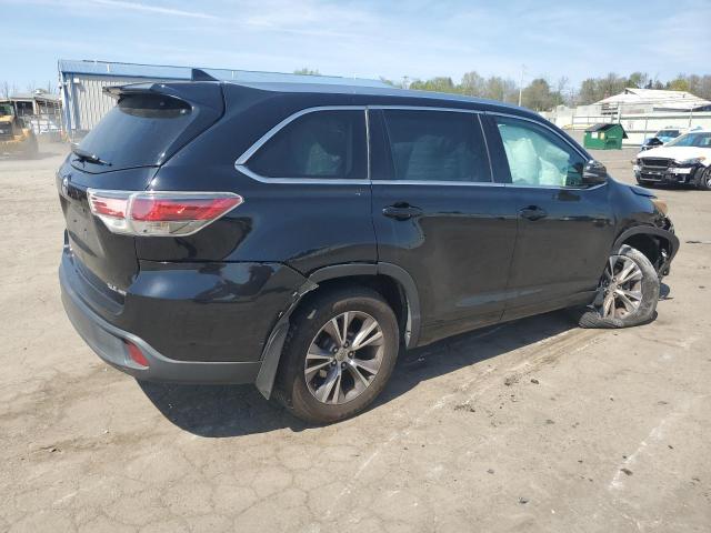 5TDJKRFH6FS193342 - 2015 TOYOTA HIGHLANDER XLE 黑色 照片 3