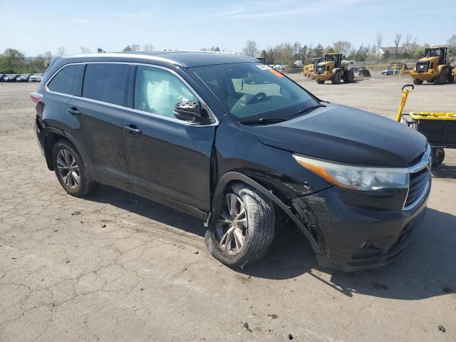 5TDJKRFH6FS193342 - 2015 TOYOTA HIGHLANDER XLE 黑色 照片 4