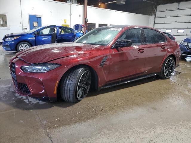 WBS43AY07RFR56940 - 2024 BMW M3 COMPETITION MAROON photo 1